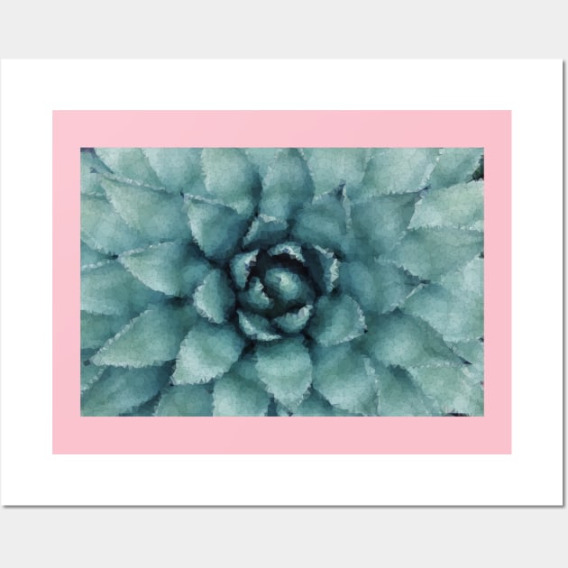 Low Poly Succulent Wall Art by TRIME